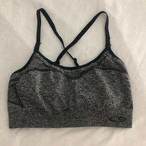 Champion Sports Bra in Heather Grey